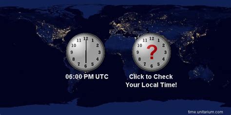 6pm utc|6:00 pm UTC .